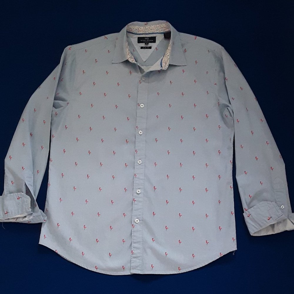 Michael Brandon Button Dress Shirt...Size Medium Slim Fit..Very Good Condition